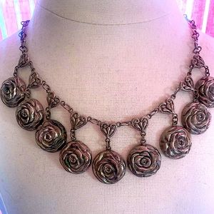 COPY - Virgins Saints & Angels Rose Medallion Necklace